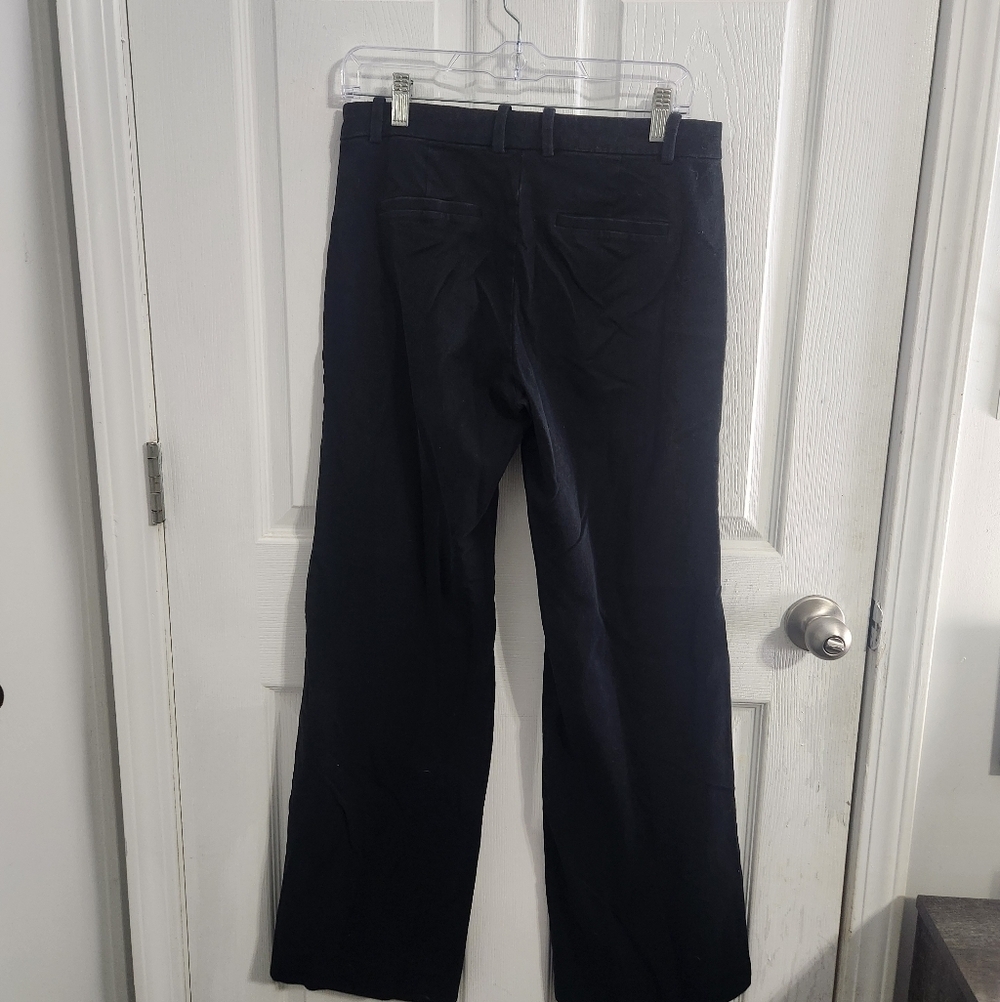 Gap bi stretch flare black stretchy pants 90s y2k minimalist size 8 Reg - Picture 2 of 9